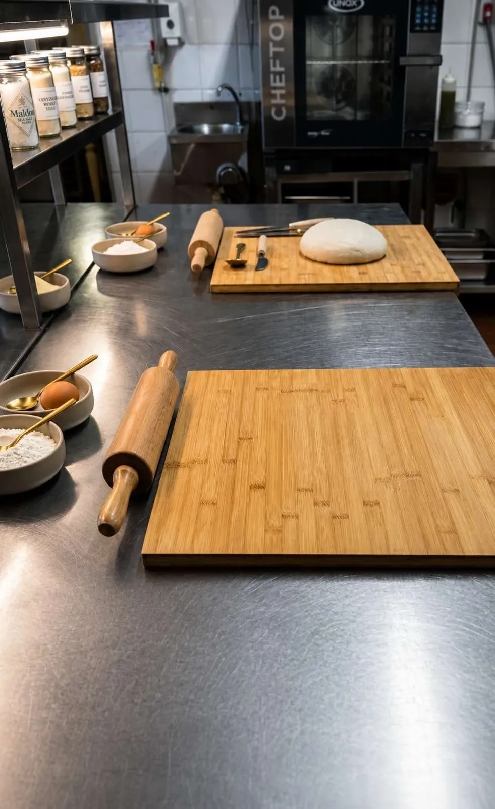 Guests at a hands-on cooking class in Florence, rolling fresh pasta in our Oltrarno kitchen
